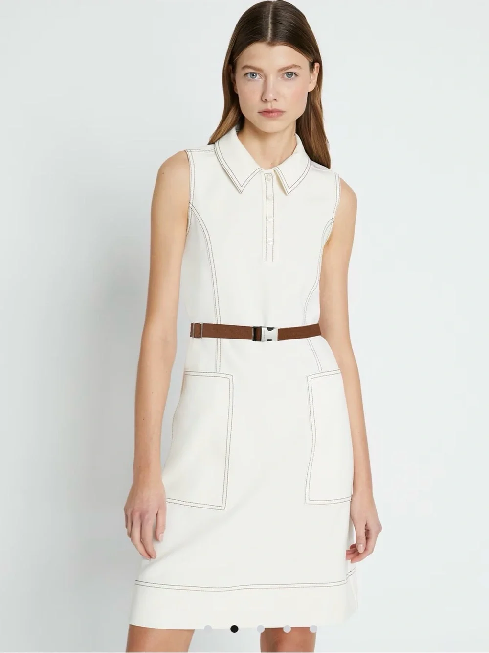 TORY BURCH PICK STITCH GOLF DRESS